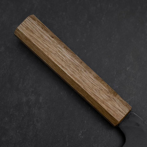 Bunka White Steel #2 Kurouchi Oak Handle 190mm (7.5”)-[Musashi]-[Japanese-Kitchen-Knives]