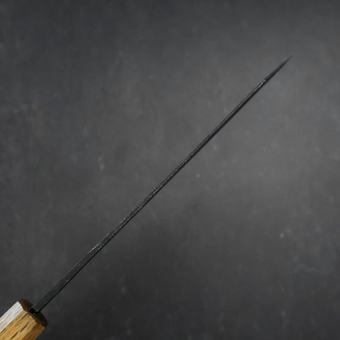 Bunka White Steel #2 Kurouchi Yaki Urushi Handle 190mm (7.5”)-[Musashi]-[Japanese-Kitchen-Knives]