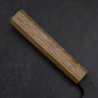 Bunka White Steel #2 Kurouchi Oak Handle 190mm-[Musashi]-[Japanese-Kitchen-Knives]