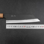 Bunka White Steel #2 Kurouchi Oak Handle 190mm-[Musashi]-[Japanese-Kitchen-Knives]