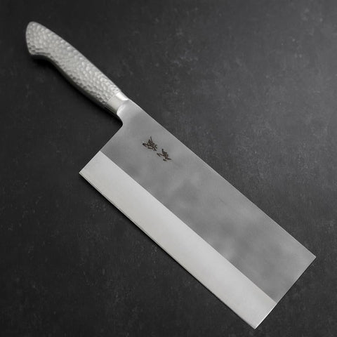 Chinese Cleaver AUS-8 Nashiji Western Stainless Handle 205mm (8.1”)