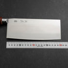 Chinese Cleaver Clad SK Steel Polished Round Handle 205mm-[Musashi]-[Japanese-Kitchen-Knives]