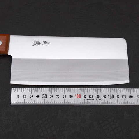 Chinese Cleaver VG-10 Damascus Cherry Handle 180mm-[Musashi]-[Japanese-Kitchen-Knives]