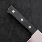 Chopper Molybdenum Polished Black Handle 150mm-[Musashi]-[Japanese-Kitchen-Knives]