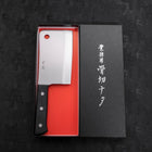 Chopper Molybdenum Polished Black Handle 150mm-[Musashi]-[Japanese-Kitchen-Knives]