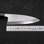 Deba AUS-10 Polished Buffalo Teak Handle 150mm-[Musashi]-[Japanese-Kitchen-Knives]