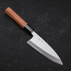 Deba AUS-10 Polished Buffalo Teak Handle 150mm-[Musashi]-[Japanese-Kitchen-Knives]