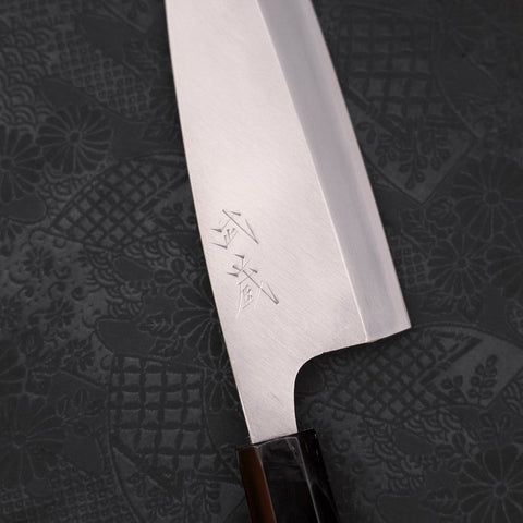 Deba AUS-10 Polished Buffalo Wenge Handle 180mm-[Musashi]-[Japanese-Kitchen-Knives]