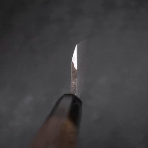 Deba AUS-10 Polished Buffalo Wenge Handle 180mm-[Musashi]-[Japanese-Kitchen-Knives]