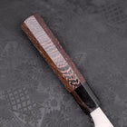 Deba AUS-10 Polished Buffalo Wenge Handle 180mm-[Musashi]-[Japanese-Kitchen-Knives]