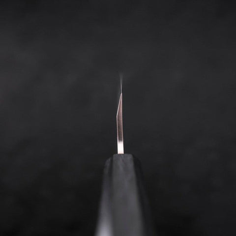 Deba AUS-8 Polished Dark Blue Urushi Handle 120mm-[Musashi]-[Japanese-Kitchen-Knives]