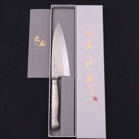 Deba All-Stainless Pure-Molybdenum 135mm-[Musashi]-[Japanese-Kitchen-Knives]