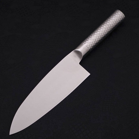Deba All-Stainless Pure-Molybdenum 180mm (7”)-[Musashi]-[Japanese-Kitchen-Knives]