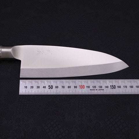 Deba All-Stainless Pure-Molybdenum 180mm (7”)-[Musashi]-[Japanese-Kitchen-Knives]
