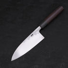 Deba Blue Steel #2 Damascus Shitan Handle 150mm (5.9”)-[Musashi]-[Japanese-Kitchen-Knives]