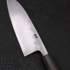 Deba Blue Steel #2 Damascus Shitan Handle 150mm (5.9”)-[Musashi]-[Japanese-Kitchen-Knives]
