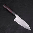 Deba Blue Steel #2 Damascus Shitan Handle 150mm (5.9”)-[Musashi]-[Japanese-Kitchen-Knives]