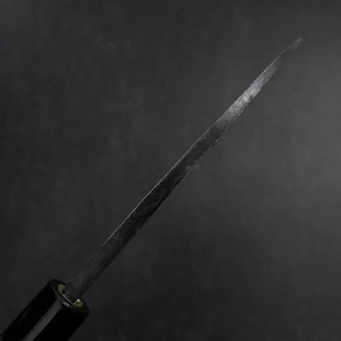 Deba Blue Steel #2 Kurouchi Buffalo Magnolia Handle 170mm (6.7”)-[Musashi]-[Japanese-Kitchen-Knives]