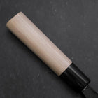 Deba Blue Steel #2 Kurouchi Buffalo Magnolia Handle 170mm (6.7”)-[Musashi]-[Japanese-Kitchen-Knives]