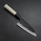 Deba Blue Steel #2 Kurouchi Buffalo Magnolia Handle 170mm (6.7”)-[Musashi]-[Japanese-Kitchen-Knives]