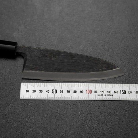 Deba Blue Steel #2 Kurouchi Magnolia Handle 150mm-[Musashi]-[Japanese-Kitchen-Knives]