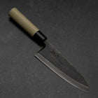 Deba Blue Steel #2 Kurouchi Magnolia Handle 165mm-[Musashi]-[Japanese-Kitchen-Knives]