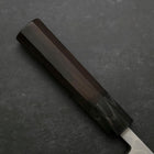Deba Blue Steel #2 Suminagashi Buffalo Ebony Handle 150mm (5.9”)-[Musashi]-[Japanese-Kitchen-Knives]