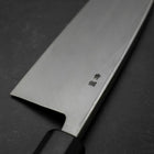 Deba Blue Steel #2 Suminagashi Buffalo Ebony Handle 165mm (6.5”)-[Musashi]-[Japanese-Kitchen-Knives]