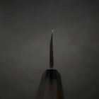 Deba Blue Steel #2 Suminagashi Buffalo Ebony Handle 180mm (7”)-[Musashi]-[Japanese-Kitchen-Knives]