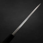Deba Blue Steel #2 Suminagashi Buffalo Ebony Handle 180mm (7”)-[Musashi]-[Japanese-Kitchen-Knives]