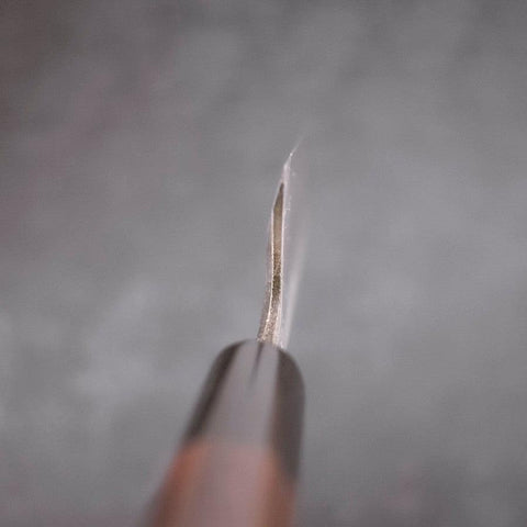 Deba Blue Steel #2 Damascus Shitan Handle 150mm-[Musashi]-[Japanese-Kitchen-Knives]