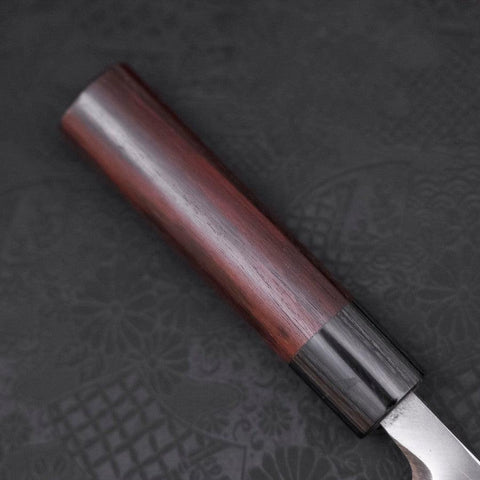 Deba Blue Steel #2 Damascus Shitan Handle 150mm-[Musashi]-[Japanese-Kitchen-Knives]