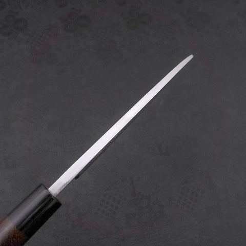 Deba Blue Steel #2 Damascus Shitan Handle 165mm-[Musashi]-[Japanese-Kitchen-Knives]