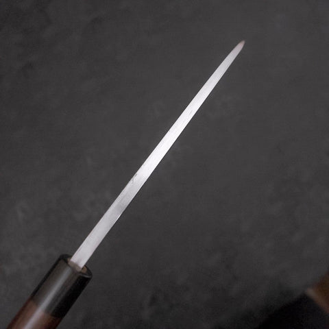Deba Blue Steel #2 Damascus Shitan Handle 180mm-[Musashi]-[Japanese-Kitchen-Knives]