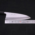 Deba Blue Steel #2 Kasumi Buffalo Magnolia Handle 165mm-[Musashi]-[Japanese-Kitchen-Knives]
