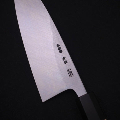 Deba Blue Steel #2 Kasumi Buffalo Magnolia Handle 180mm-[Musashi]-[Japanese-Kitchen-Knives]
