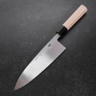 Deba Blue Steel #2 Kasumi Buffalo Magnolia Handle 210mm-[Musashi]-[Japanese-Kitchen-Knives]