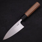Deba Blue Steel #2 Kasumi Walnut Handle 120mm-[Musashi]-[Japanese-Kitchen-Knives]