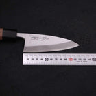 Deba Blue Steel #2 Kasumi Walnut Handle 120mm-[Musashi]-[Japanese-Kitchen-Knives]