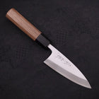 Deba Blue Steel #2 Kasumi Walnut Handle 120mm-[Musashi]-[Japanese-Kitchen-Knives]