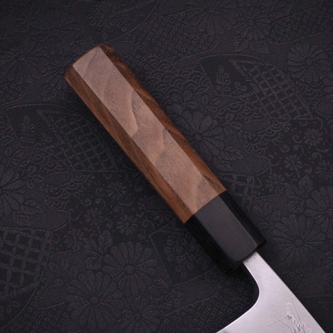Deba Blue Steel #2 Kasumi Walnut Handle 135mm-[Musashi]-[Japanese-Kitchen-Knives]