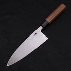 Deba Blue Steel #2 Kasumi Walnut Handle 180mm-[Musashi]-[Japanese-Kitchen-Knives]