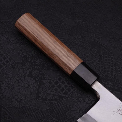 Deba Blue Steel #2 Kasumi Walnut Handle 180mm-[Musashi]-[Japanese-Kitchen-Knives]