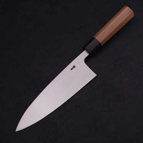 Deba Blue Steel #2 Kasumi Walnut Handle 210mm-[Musashi]-[Japanese-Kitchen-Knives]
