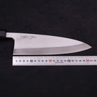 Deba Blue Steel #2 Kasumi Walnut Handle 210mm-[Musashi]-[Japanese-Kitchen-Knives]