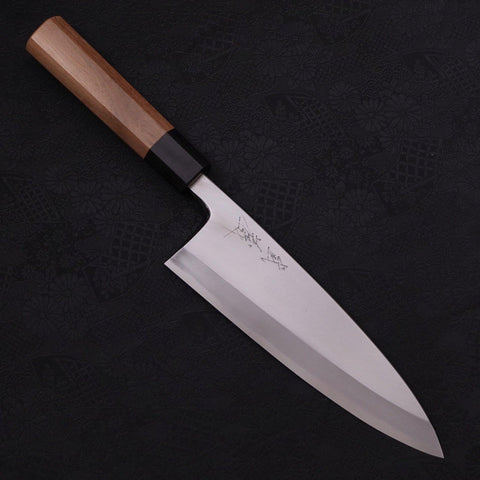 Deba Blue Steel #2 Kasumi Walnut Handle 210mm-[Musashi]-[Japanese-Kitchen-Knives]