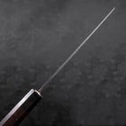 Deba Blue Steel #2 Kurouchi Buffalo Ebony Handle 240mm - Thin-[Musashi]-[Japanese-Kitchen-Knives]