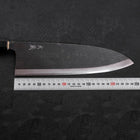 Deba Blue Steel #2 Kurouchi Buffalo Ebony Handle 240mm - Thin-[Musashi]-[Japanese-Kitchen-Knives]