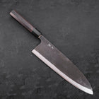 Deba Blue Steel #2 Kurouchi Buffalo Ebony Handle 270mm - Thin-[Musashi]-[Japanese-Kitchen-Knives]