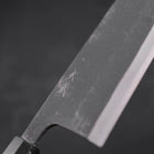 Deba Blue Steel #2 Kurouchi Buffalo Ebony Handle 300mm - Thick-[Musashi]-[Japanese-Kitchen-Knives]